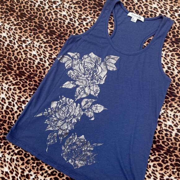 y2k golden floral tank top - Picture 2 of 6